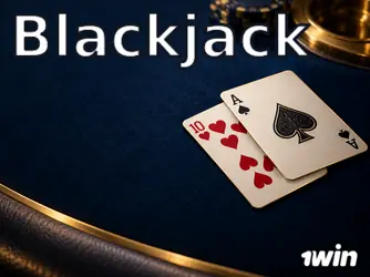 Blackjack — 1win Nigeria game illustration