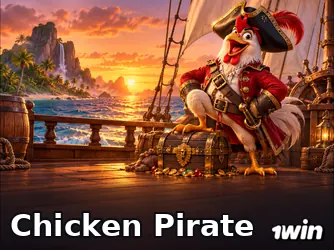 Chicken Pirate — 1win Nigeria game illustration