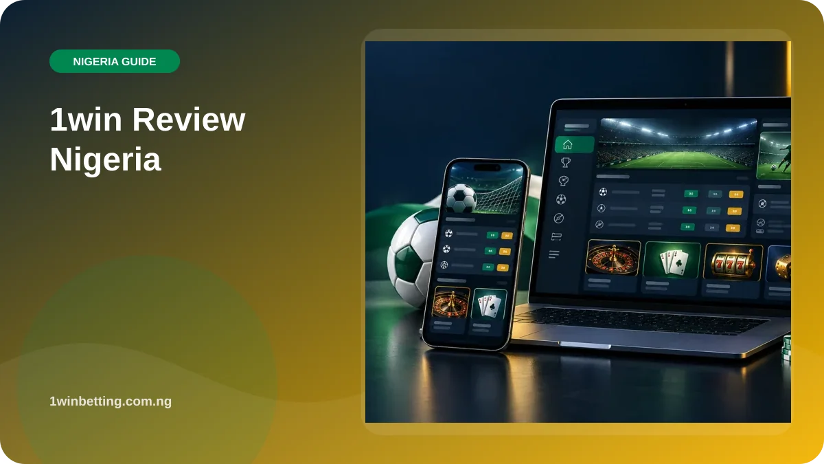 1win Review Nigeria illustration